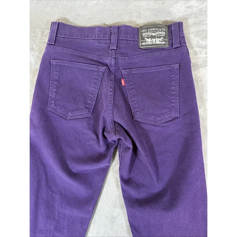 Levi’s Super Skinny 510 Purple Jeans Mens 31x32 4002 Mexico Original Black Label